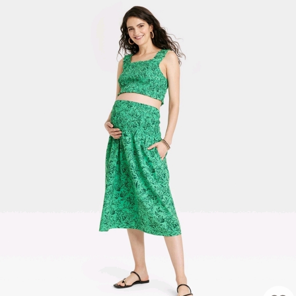 Maternity A-Line Skirt by Ingrid & lsabel Size XXL